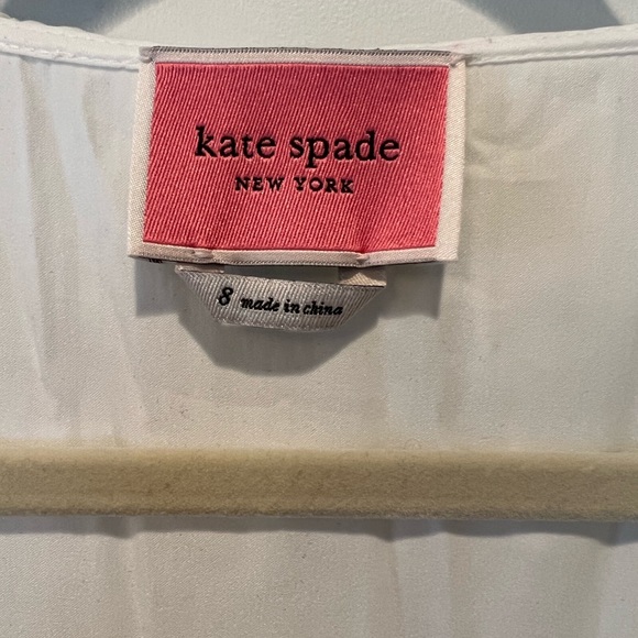 kate spade new york Ruffled Neck Poplin Dress - Picture 16 of 16